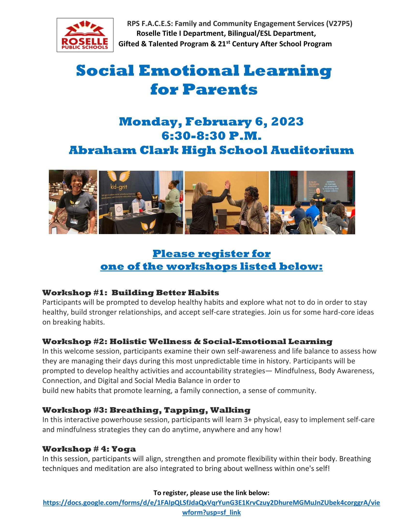 Social Emotional Learning for Parents